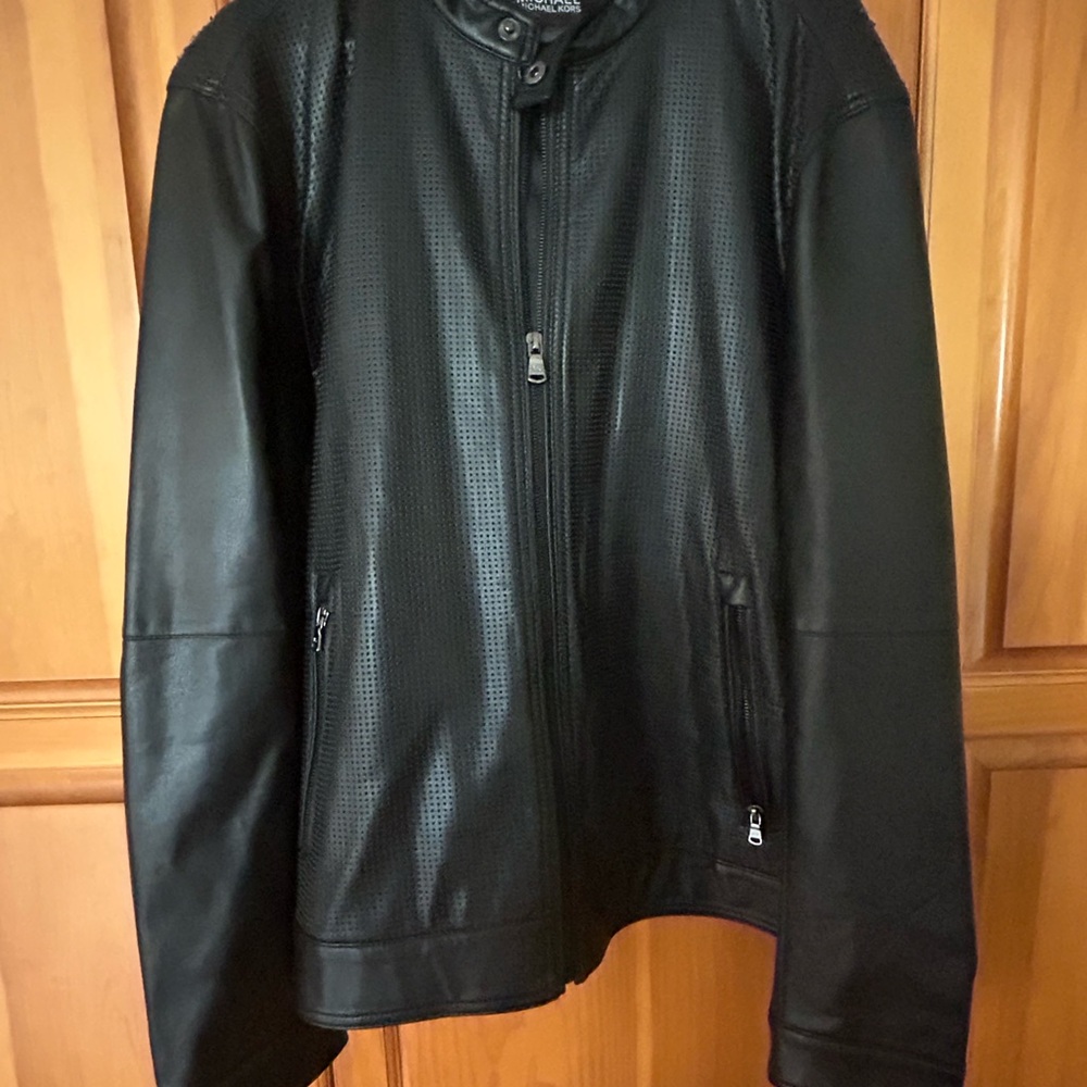 Michael Michael Kors Black Leather Jacket